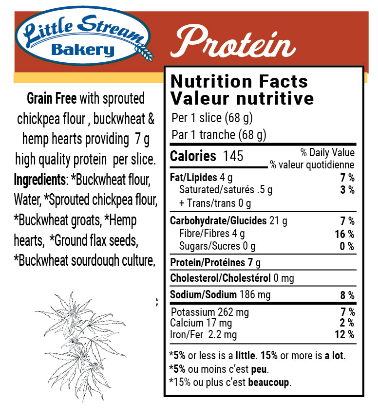Protein - Gluten Free Organic Sourdough Bread